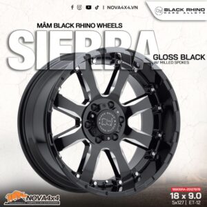 Mâm Black Rhino Sierra cho xe Jeep