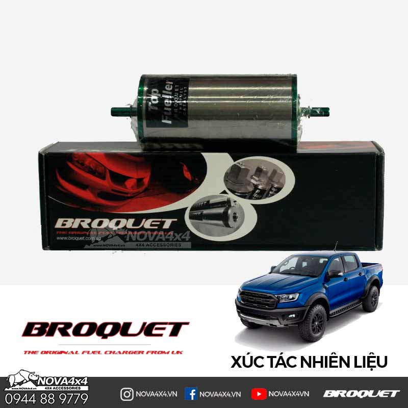 Xúc tác nhiên liệu Broquet In-Line Top Fueller 60 - Nova4x4
