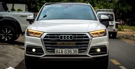 Audi Q5 sau khi được thi công ánh sáng