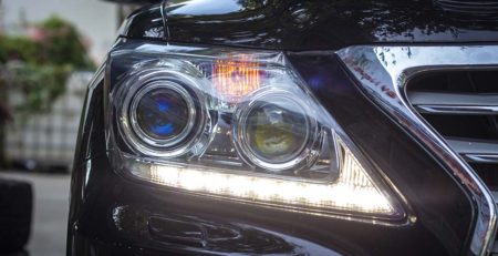 đèn LX570 sau khi độ