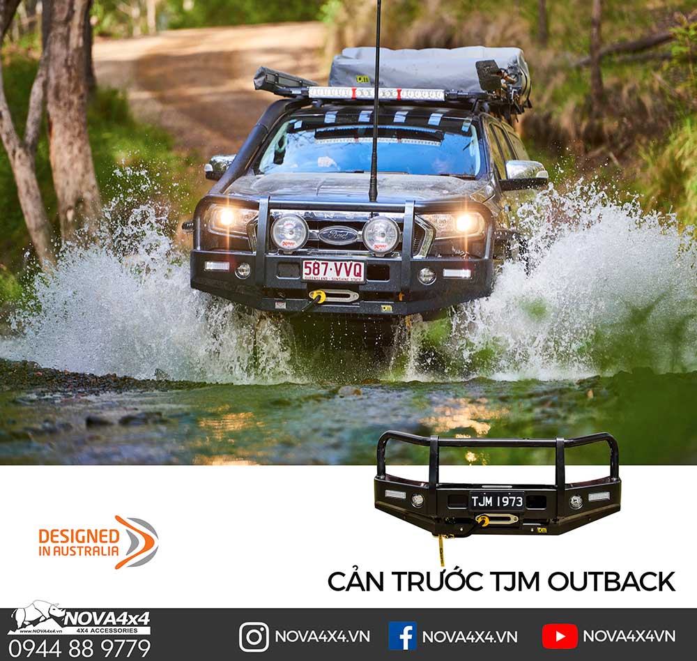 Cản trước TJM Outback Bull Bars theo phong cách Australia