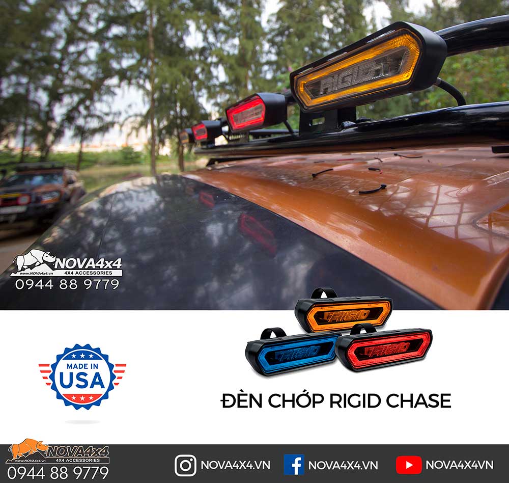 Đèn chớp Rigid Chase (USA) 5 chế độ