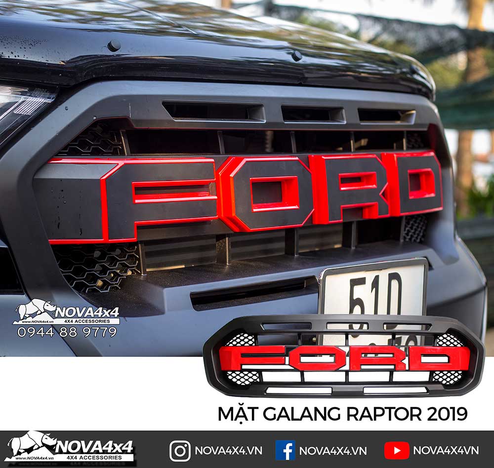 Mặt calang chữ Ford kiểu Raptor 2019