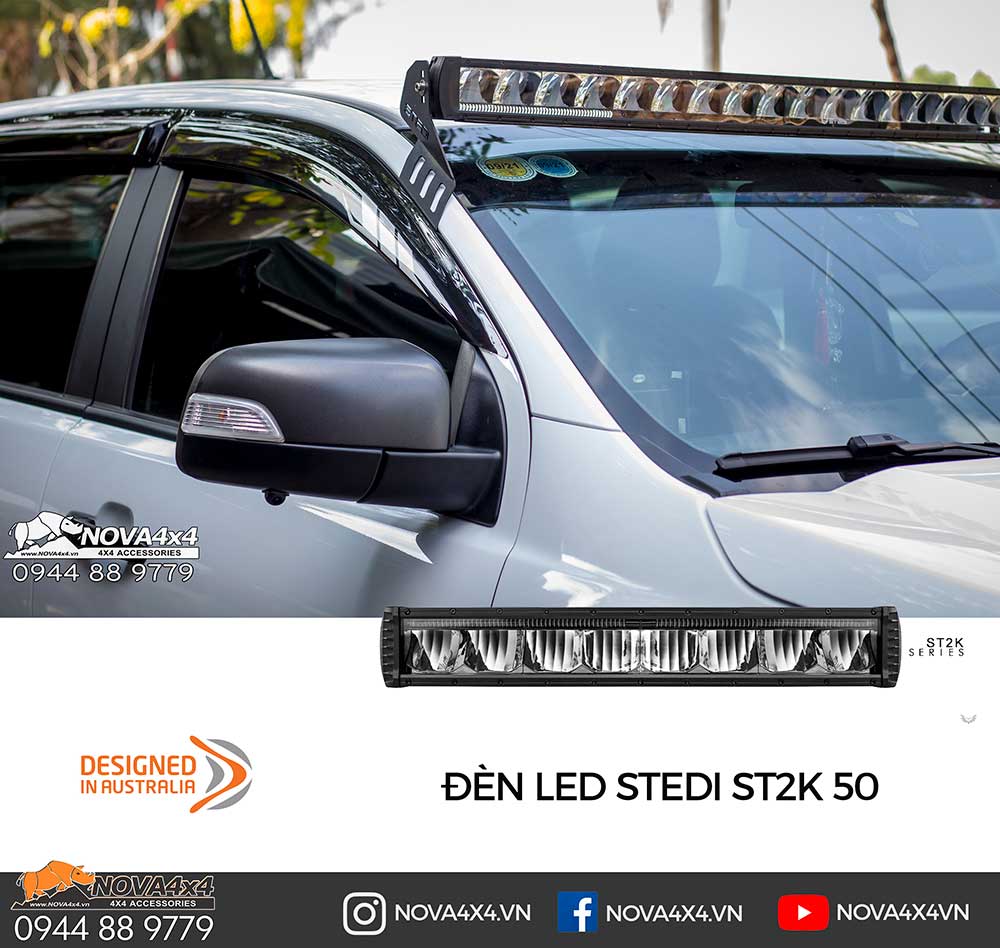 STEDI ST2K 50" gắn trên kính lái là model được yêu thích nhất 2018