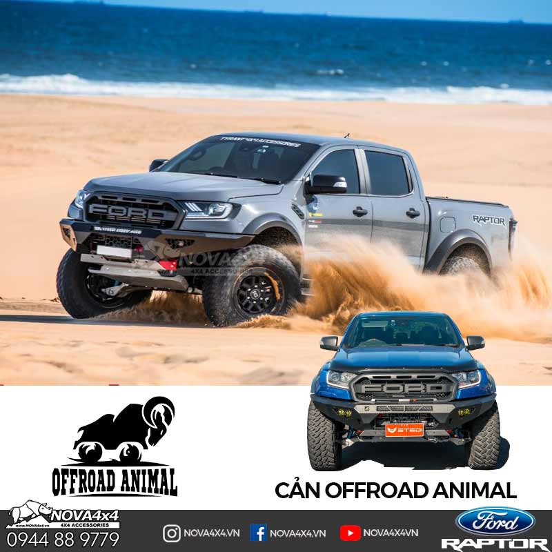 Cản Ranger Raptor Offroad Animal Predator Bull bar | Xuất xứ Australia