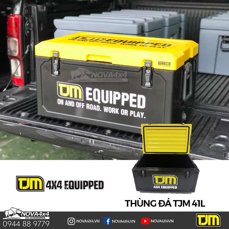 Thùng đá TJM 41L Icebox Yellow LID/BI Nova4x4