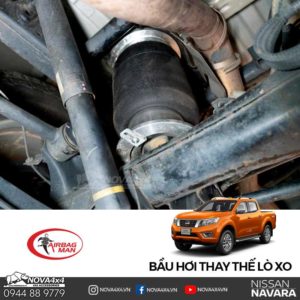 bầu hơi thay lò xo Navara