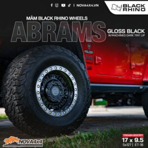 Mâm Black Rhino Abrams cho Jeep 17×9.5