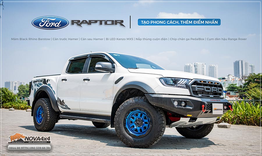 Bản độ Ford Ranger Raptor 2021 trắng - Phong cách, trẻ trung, đầy ...
