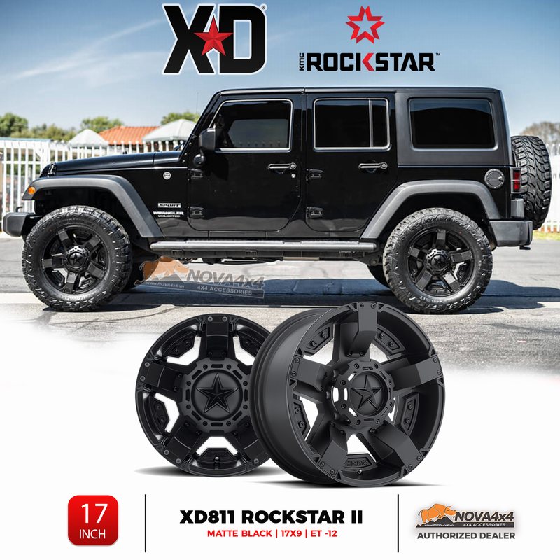 Mâm XD Rockstar 811 Thế hệ thứ II - Mẫu Mâm độ ấn tượng của KMC