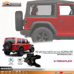Giá treo bánh sơ cua xe Jeep