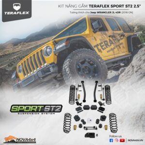 Kit nâng gầm Sport ST2 cho xe Jeep Wrangler