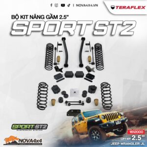 Bộ Kit nâng gầm TeraFlex Sport ST2 cho xe Jeep
