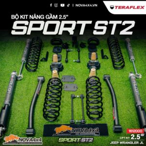Bộ Kit nâng gầm TeraFlex Sport ST2 cho xe Jeep