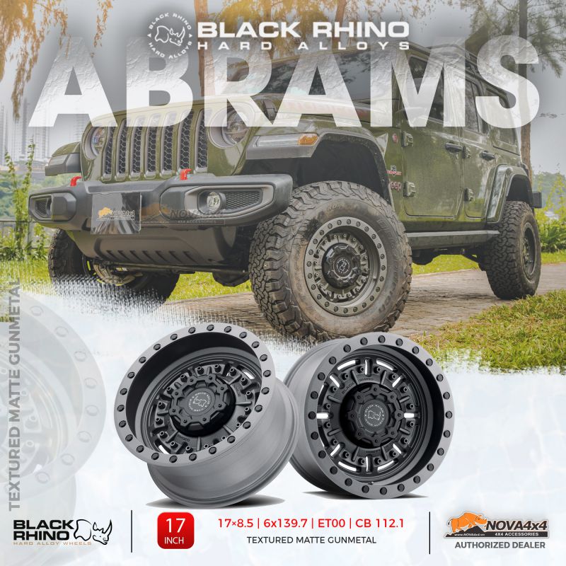 Mâm Black Rhino Abrams
