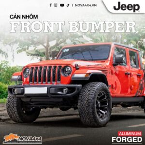 cản nhôm Forged Aluminum cho Jeep Wrangler và Gladiator