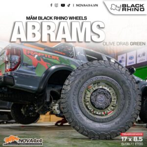 Mâm Black Rhino Abrams màu xanh Olive