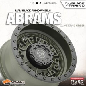 Mâm Black Rhino Abrams màu xanh Olive