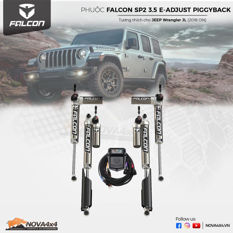 Bộ Phuộc Falcon SP2  e-Adjust cho xe Jeep Wrangler JL 2018+