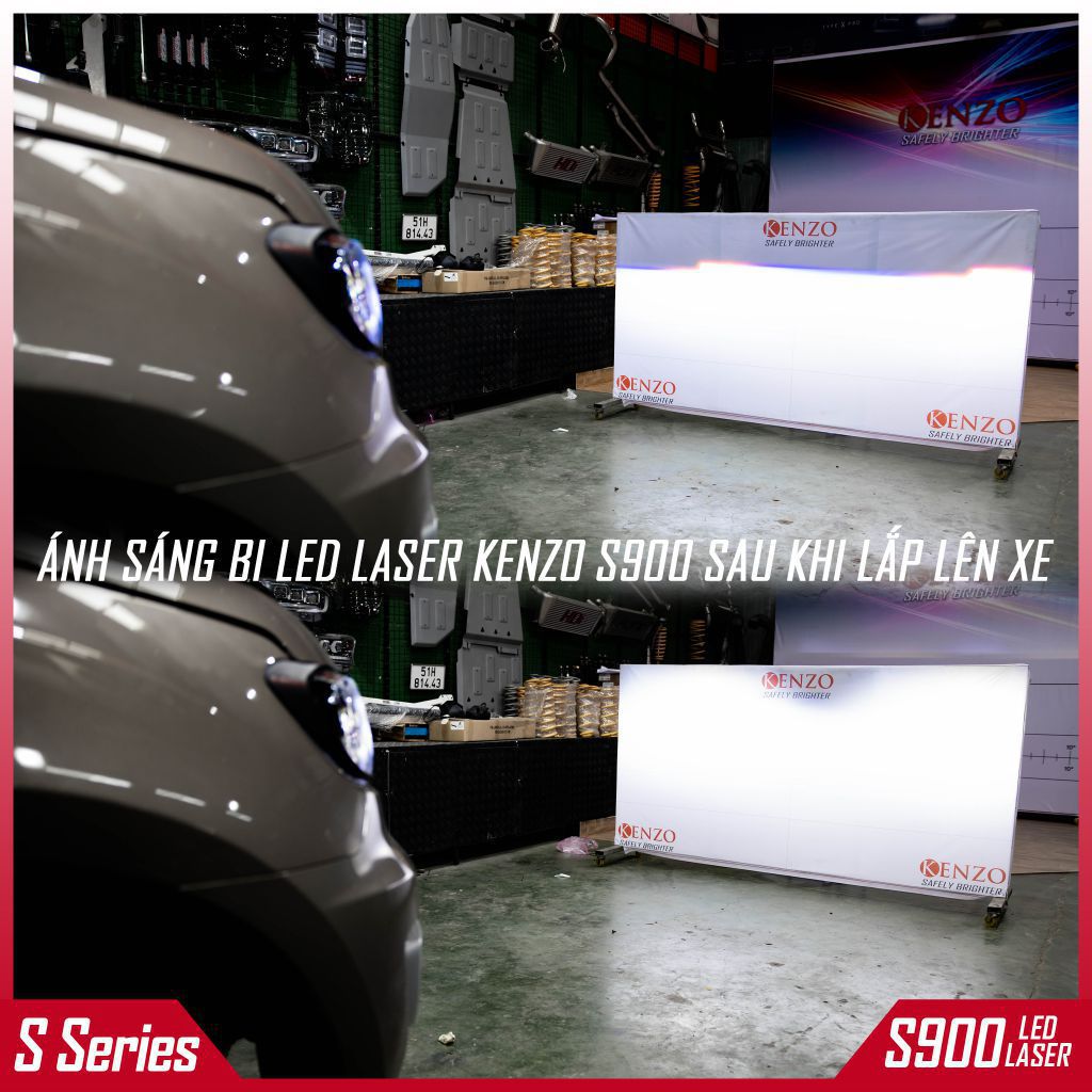 Ánh sáng Cos - Pha của Bi Led Laser Kenzo S900