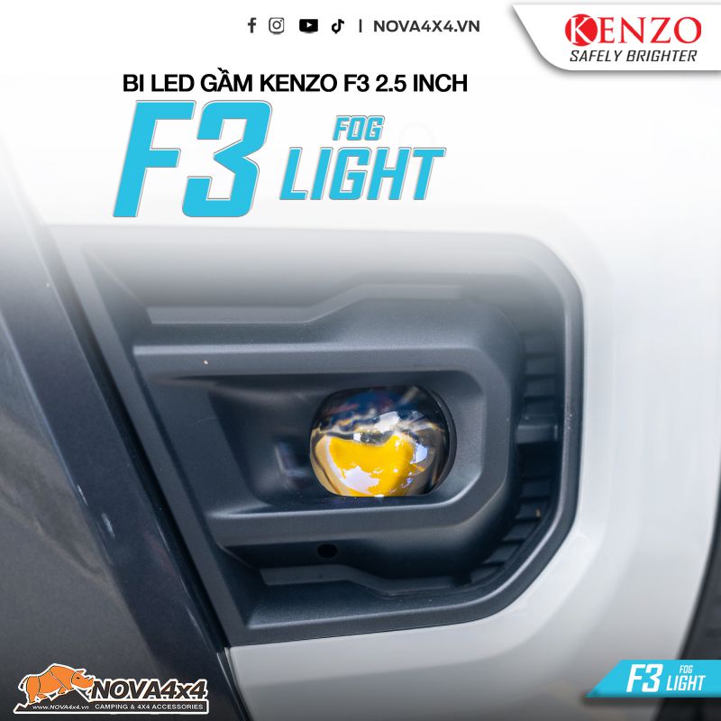 Đèn bi gầm Kenzo F3 2.5 inch