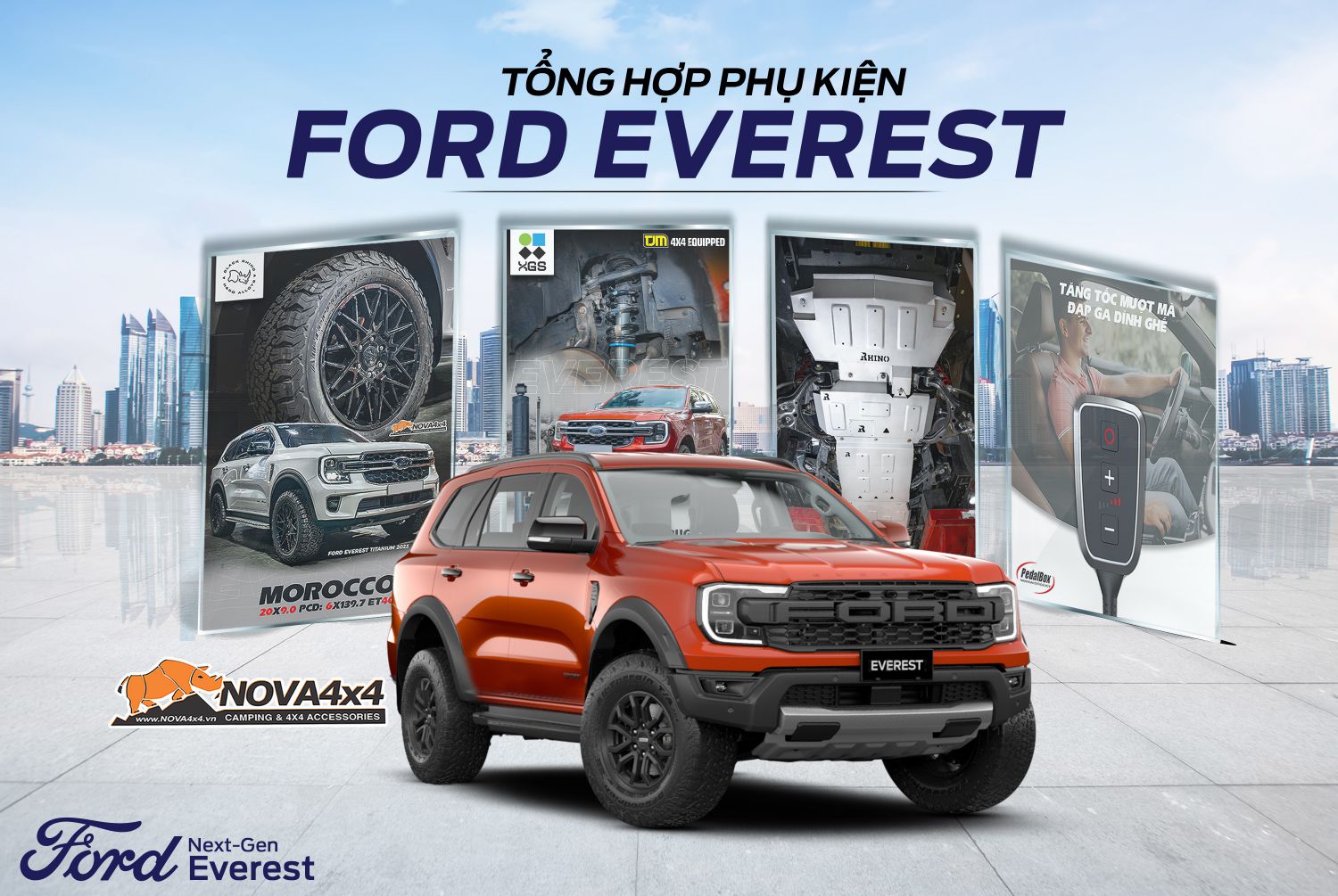 Phụ kiện Ford Everest 2023