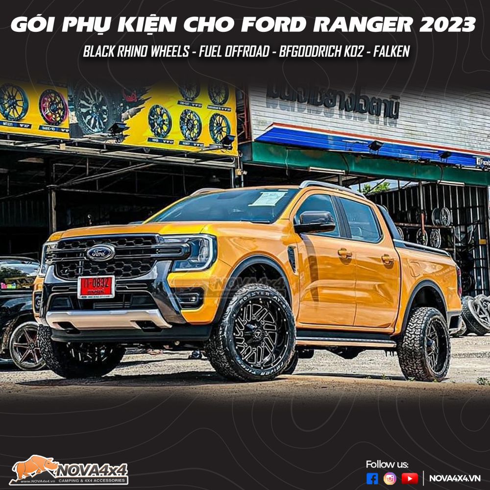 Tổng Hợp Đồ Chơi Và Phụ Kiện Độ Cho Ford Ranger 2023 Next Gen