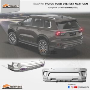 Bodykit cản sau Ford Everest 2023