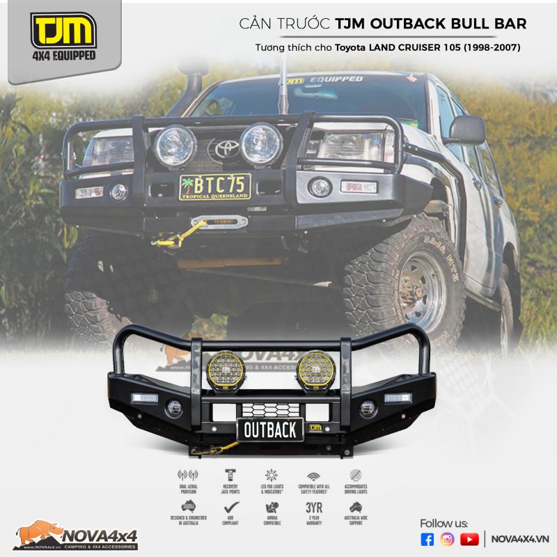 cản trước TJM Land 105