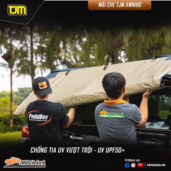 tính năng vượt trội của mái che TJM Awning