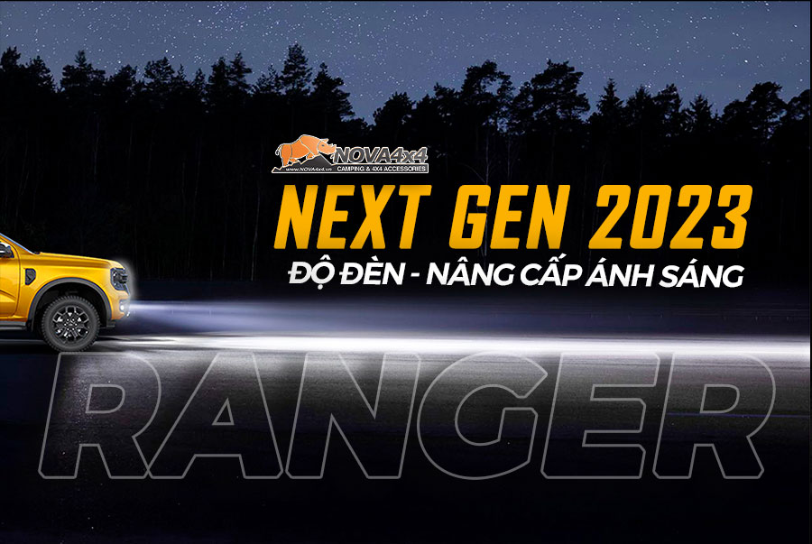 Độ đèn Ford Ranger 2023