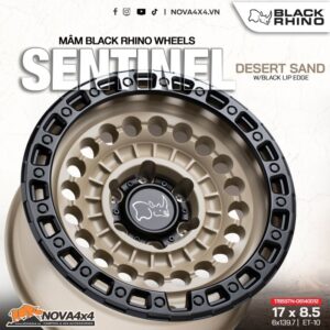Mâm Black Rhino Sentinel màu vàng cát 1785STN-06140D12