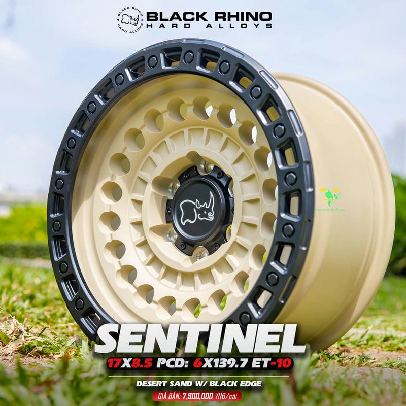 Mâm Black Rhino Sentinel màu vàng cát