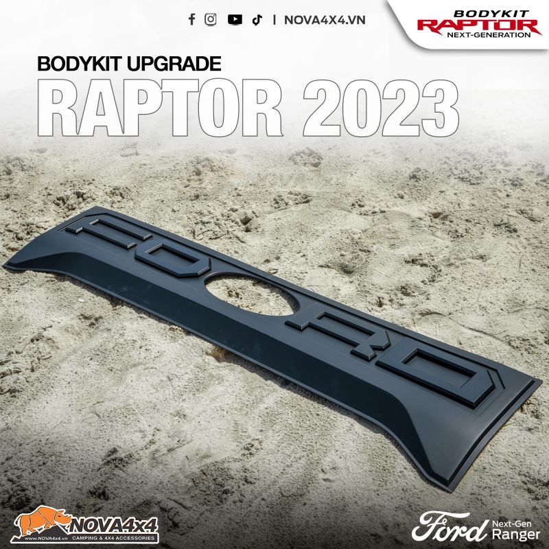 ốp chữ Ford trong bộ Bodykit Raptor