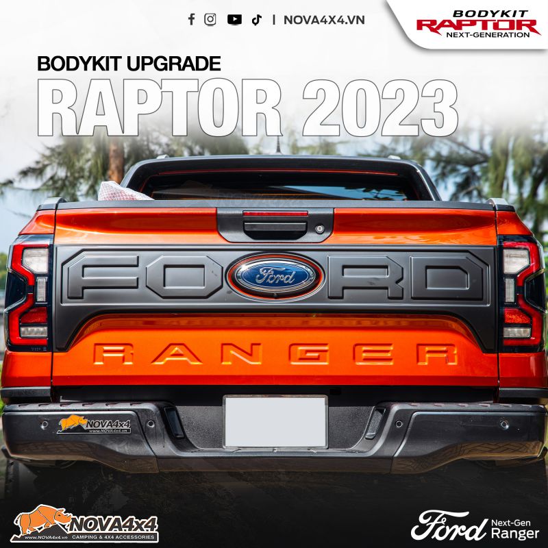 Bodykit Raptor 2023 nhìn từ phía sau