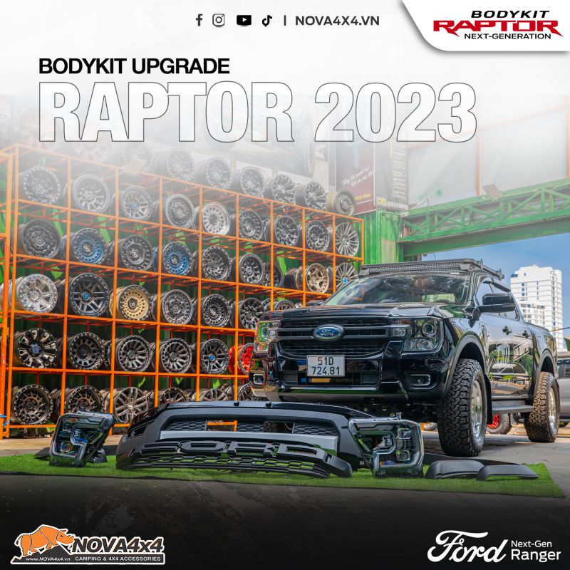 Các hạng mục nâng cấp Bodykit Raptor 2023