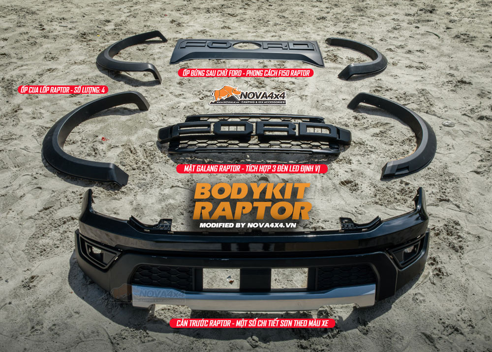 Bộ Bodykit Raptor 2023 bao gồm những gì