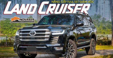 Land Cruiser 100 Series nâng cấp giảm xóc