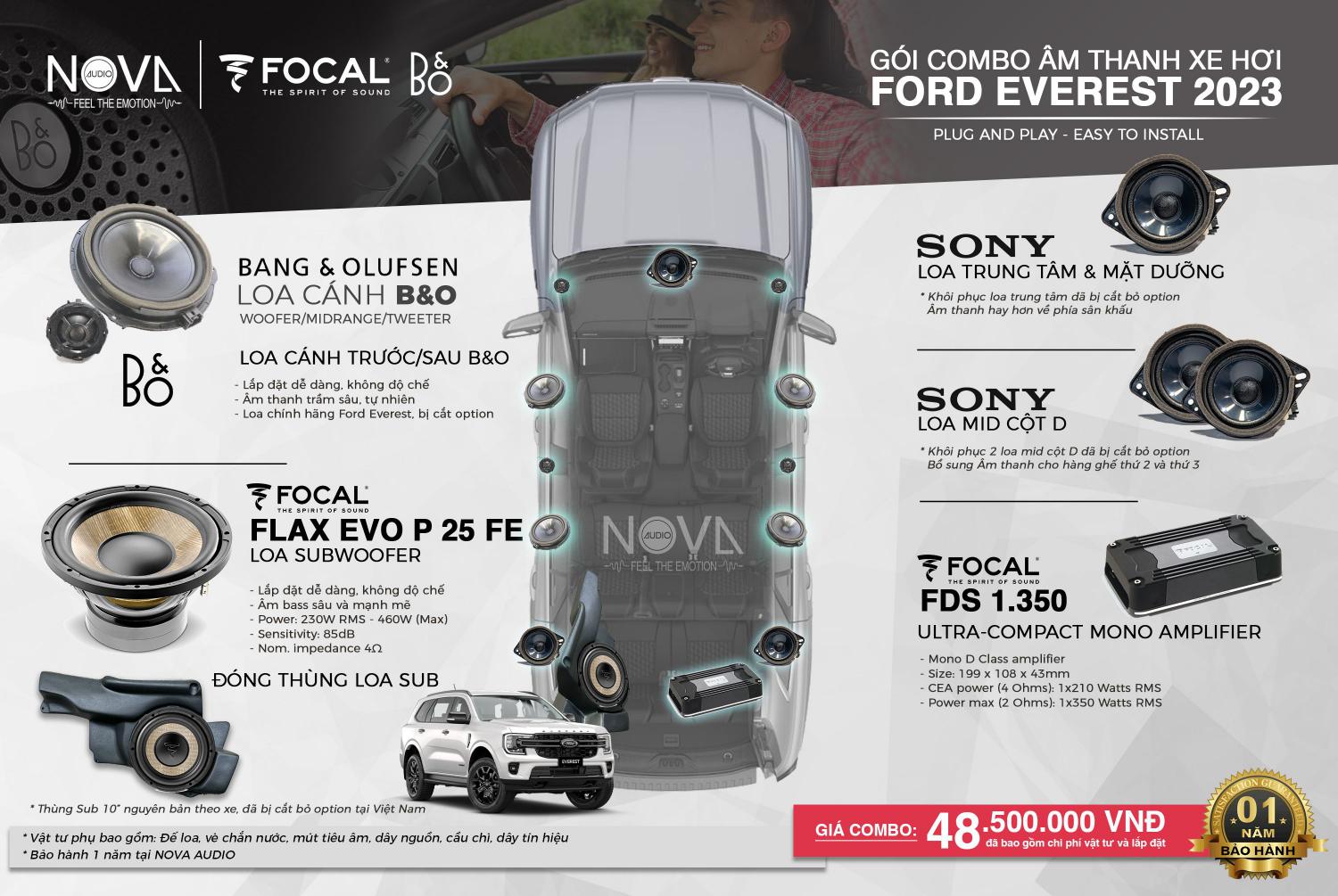 Âm thanh Loa B&O Ford Everest