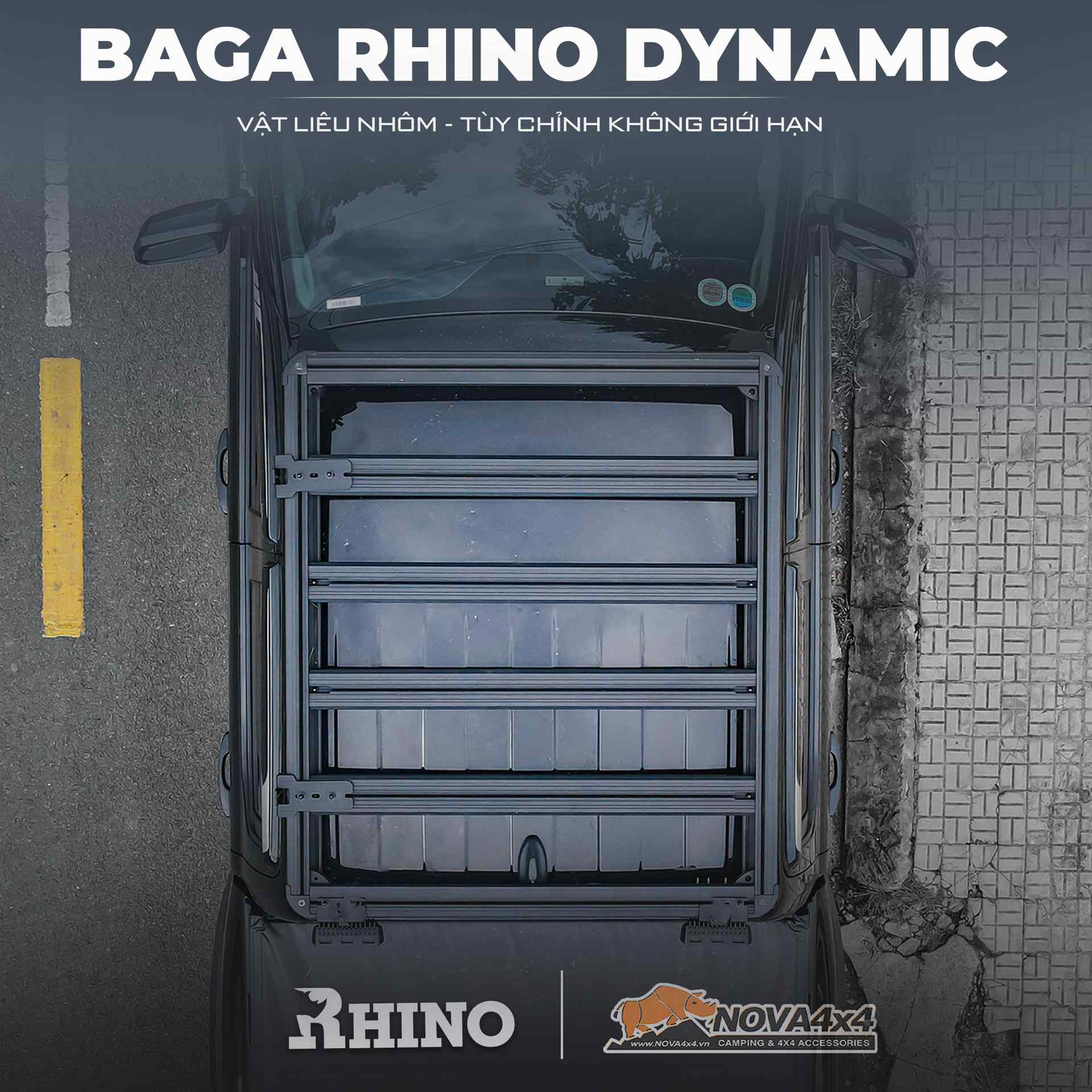 Baga RHino Dynamic Rack dành cho Ranger Raptor