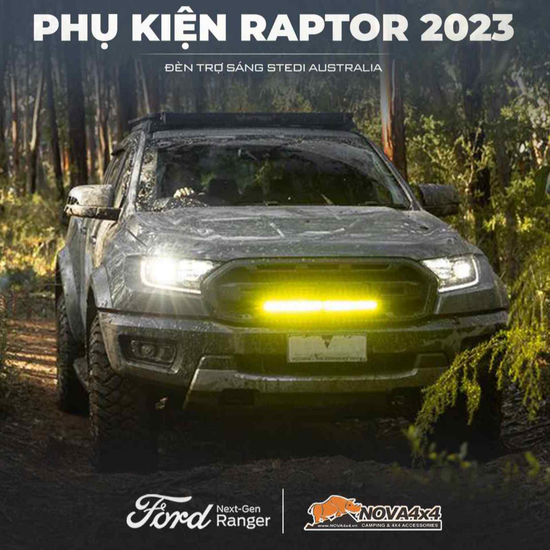 Đèn trợ sáng Stedi dành cho Raptor Next Gen 2023