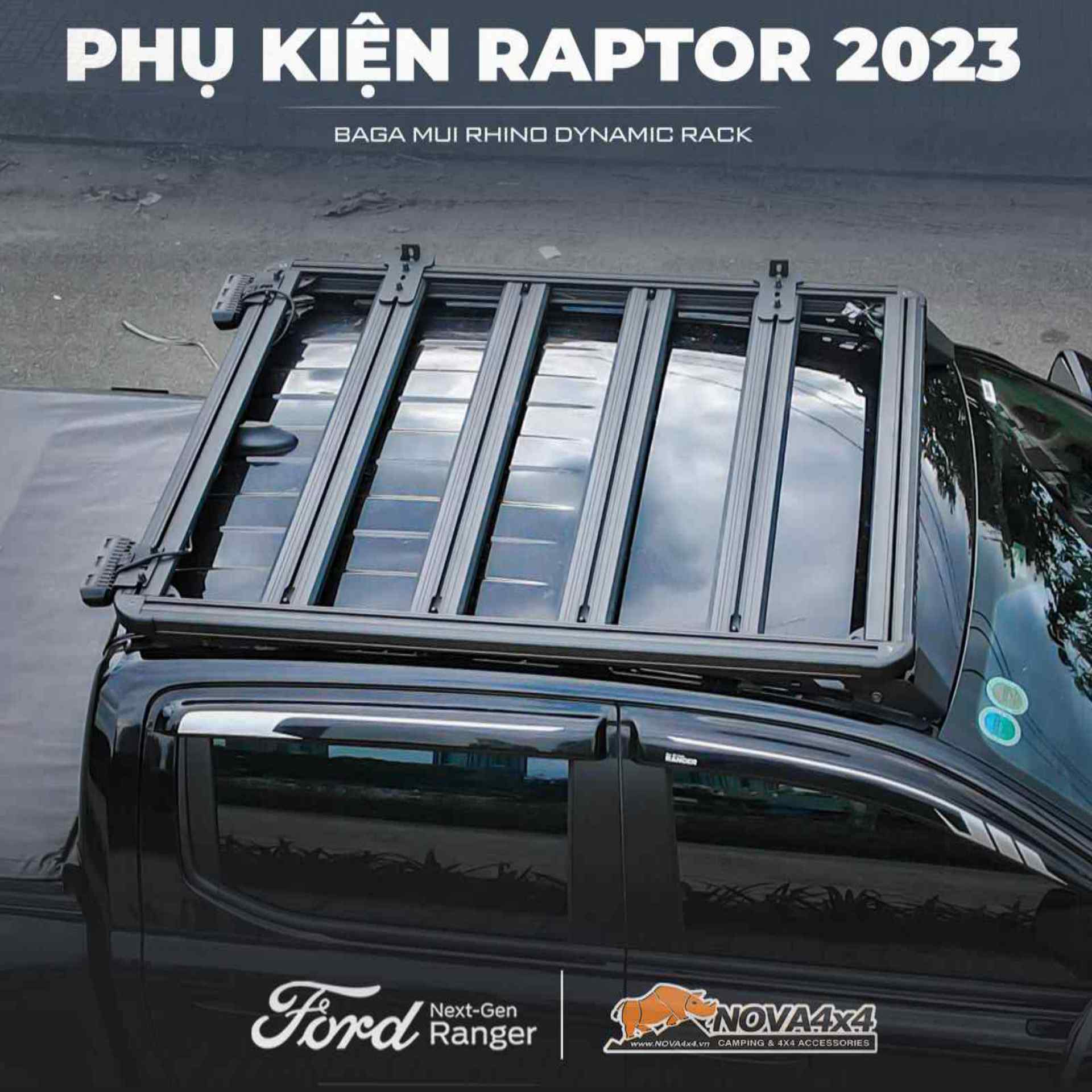 Baga Rhino Dynamic Rack dành cho Ford Ranger Raptor 