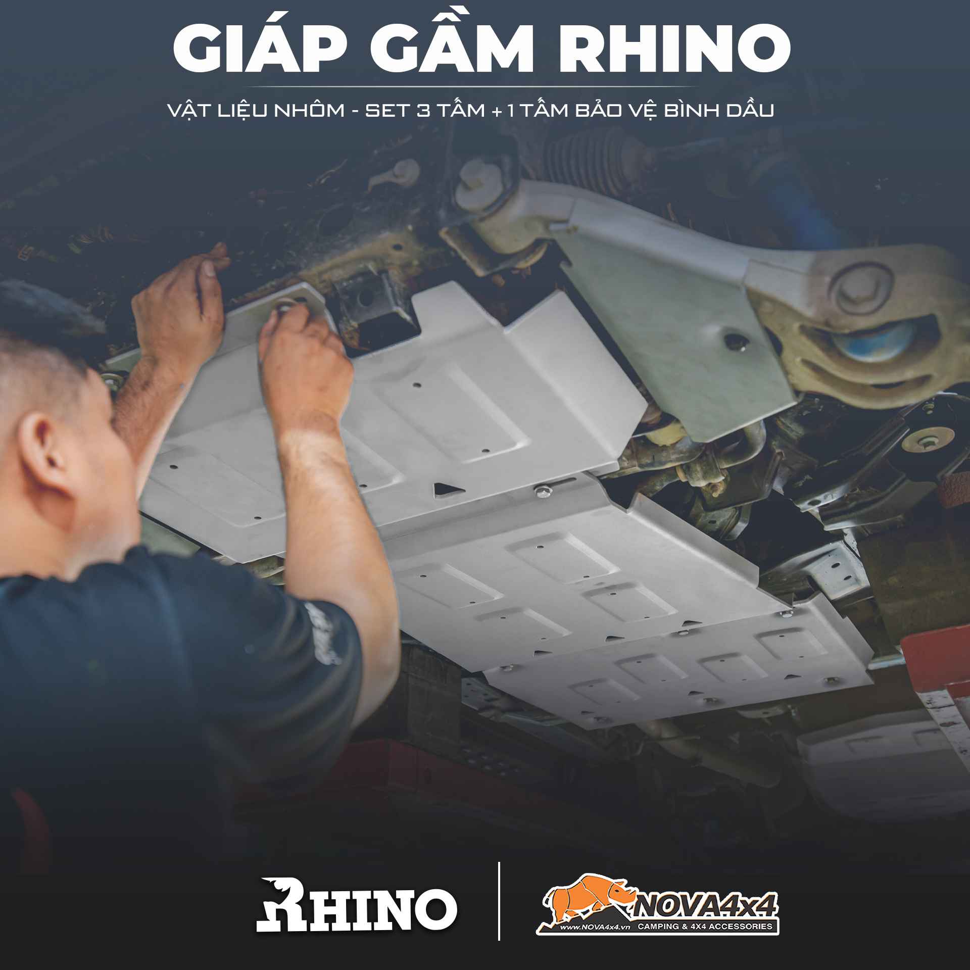 Giáp gầm Rhino dành cho Ford Ranger 