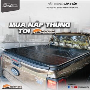 Nắp thùng 3 tấm Ranger 2023