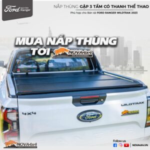 Nắp thùng 3 tấm WildTrak 2023