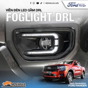 đèn định vị DRL gầm Ford Ranger XLS 2023