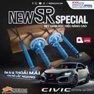 giảm xóc KYB New SR cho Honda Civic Gen10