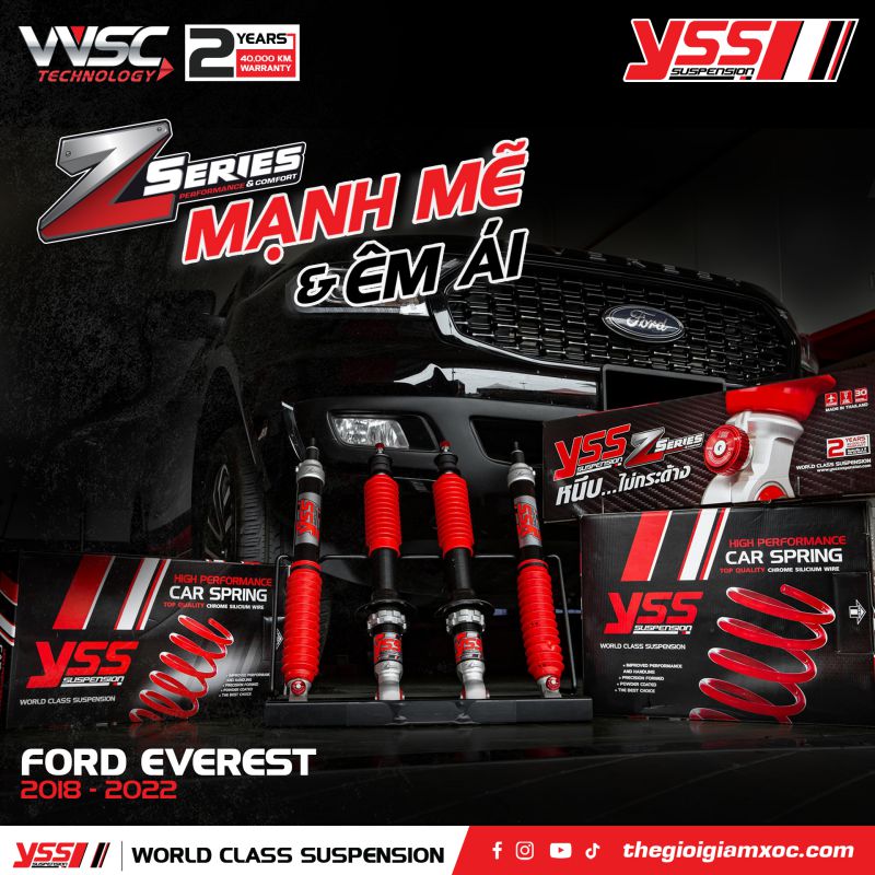 giảm xóc YSS Ford Everest