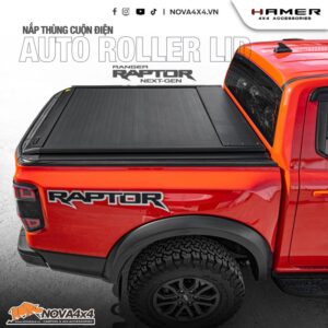 nắp thùng cuộn điện Hamer cho Ford Ranger và Raptor 2023