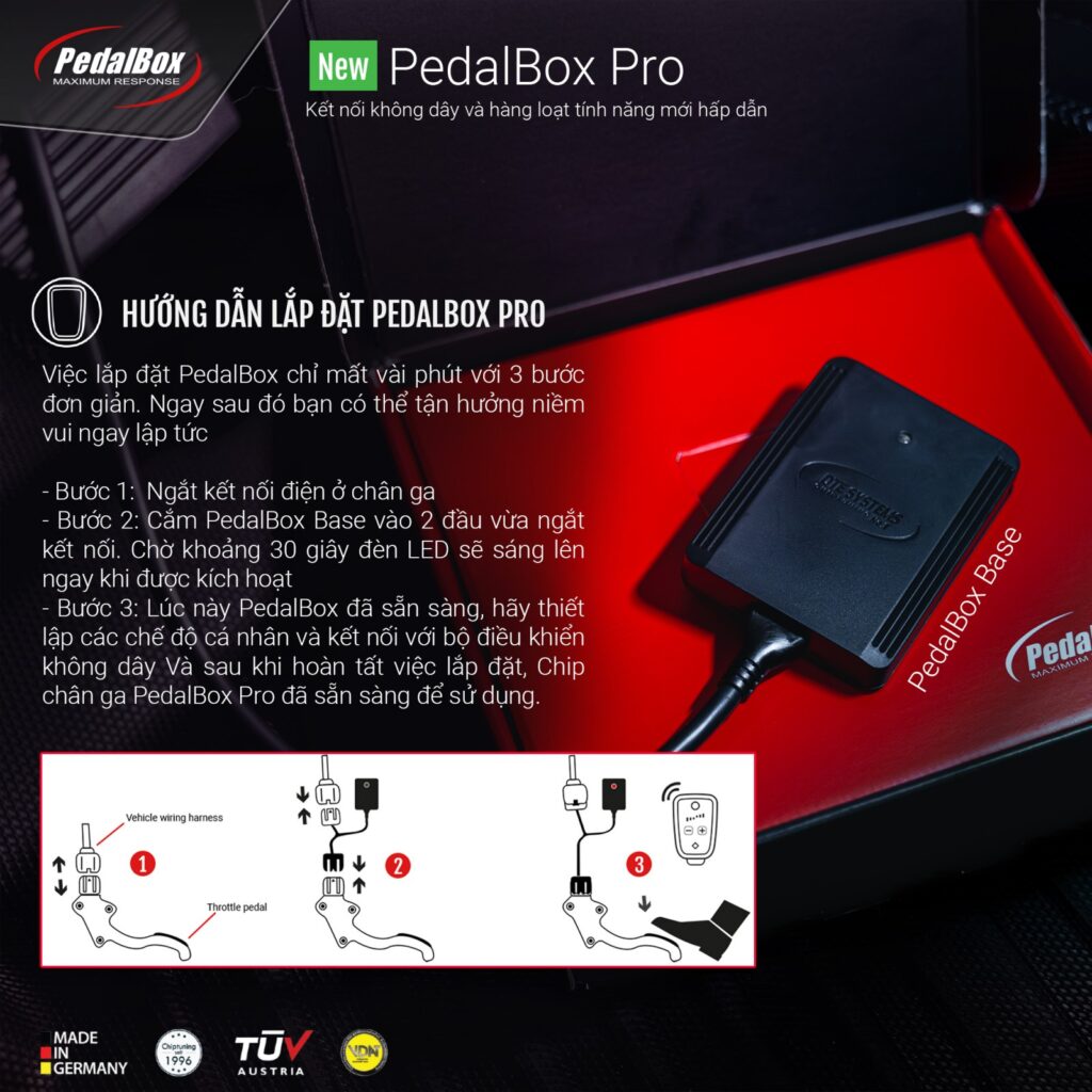 Lắp đặt PedalBox Pro
